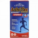 21st Century, アースリフレックス アドバンテージ（Arthri-Flex Advantage）, プラス ビタミンD3, 120錠（コーティング錠剤）