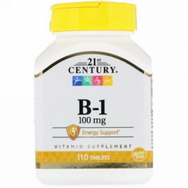 21st Century, B-1, 100 mg, 110錠 (Discontinued Item)