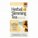 21st Century, Herbal Slimming Tea, Peach-Apricot, Caffeine Free, 24 Tea Bags, 1.7 oz (48 g)