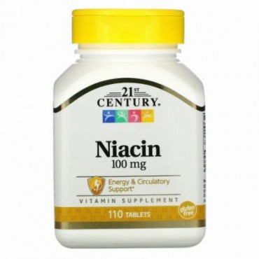 21st Century, ナイアシン、100mg、110錠
