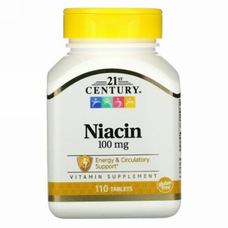21st Century, ナイアシン、100mg、110錠