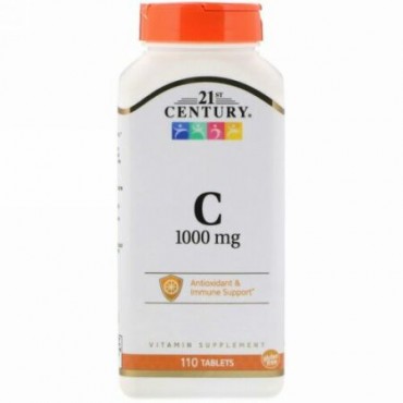 21st Century, ビタミンC、1000mg、110粒