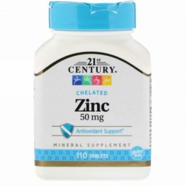 21st Century, 亜鉛, 50 mg, 110錠