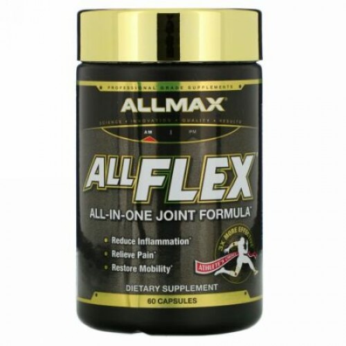 ALLMAX Nutrition, AllFlex（オールフレックス）、オールインワンジョイントフォーミュラ、60カプセル