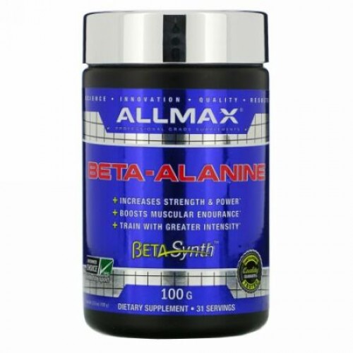 ALLMAX Nutrition, ベータアラニン、3.53 oz (100g)