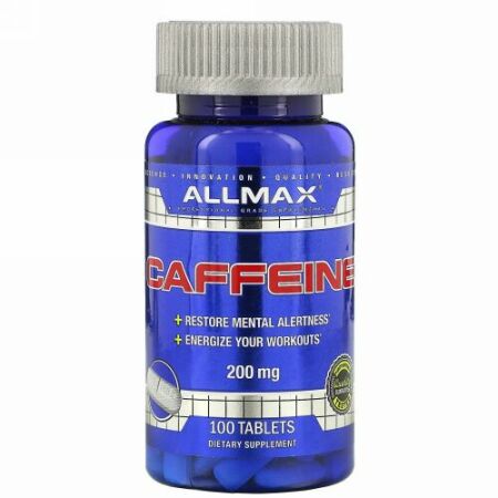 ALLMAX Nutrition, カフェイン、200mg、100粒