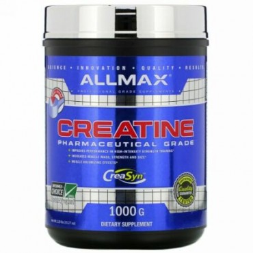 ALLMAX Nutrition, Creatine Powder, 100% Pure Micronized Creatine Monohydrate, Pharmaceutical Grade Creatine, 1000 g