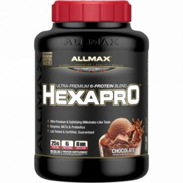 ALLMAX Nutrition, ヘクサアプロ、ウルトラプレミアムプロテイン、MCT・ココナッツオイル、チョコレート、5.5 lbs (2.5 kg) (Discontinued Item)