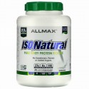 ALLMAX Nutrition, IsoNatural, 100% Ultra-Pure Natural Whey Protein Isolate, Unflavored, 5 lbs (2.25 kg)