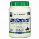 ALLMAX Nutrition, IsoNatural、100% ウルトラピュアナチュラルホエイタンパク質アイソレート、チョコレート、2ポンド (907 g)