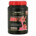 ALLMAX Nutrition, アイソフレックス、100%ウルトラピュアホエイタンパク質アイソレート（WPIイオンチャージ粒子濾過）、ストロベリー、2ポンド (907 g)