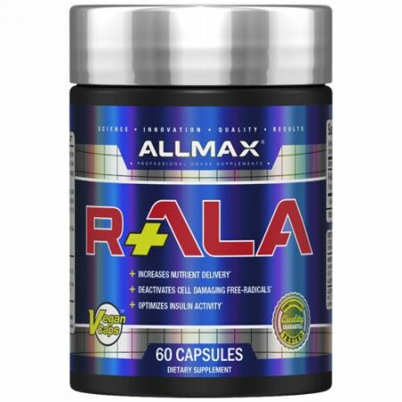 ALLMAX Nutrition, R+ALA、60カプセル