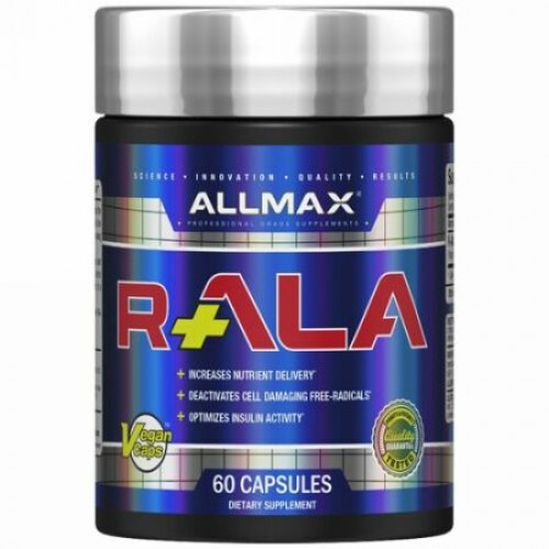 ALLMAX Nutrition, R+ALA、60カプセル