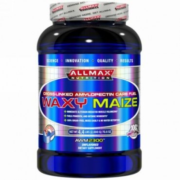 ALLMAX Nutrition, ワキシーメイズ、クロスリンク・アミロペクチン・カーブ・フュエル、 無香料、 70.6 oz (2、000 g) (Discontinued Item)