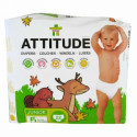 ATTITUDE, 環境に優しいおむつ、ジュニア、サイズ 5、27+ lbs (12+ kg)、オムツ 22 個 (Discontinued Item)