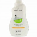 ATTITUDE, 床面クリーナー、タイル＆ウッドフロア、Citrus Zest（シトラスゼスト）、1.04l（35.2fl oz）
