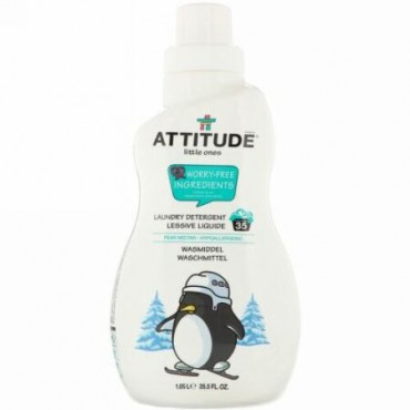 ATTITUDE, Little Ones, Laundry Detergent, Pear Nectar, 35.5 fl oz (1.05 l) (Discontinued Item)