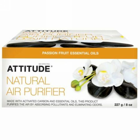 ATTITUDE, 天然空気清浄剤、パッションフルーツ、8 オンス (227 g) (Discontinued Item)