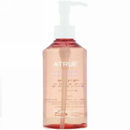 ATrue, スウィートソングブラックティー・エナジークレンジングジェル、8.82 oz (250 ml)