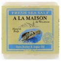 A La Maison de Provence, ハンド＆ボディ・バーソープ（固形石けん）、フレッシュシーソルト、3.5オンス (100 g) (Discontinued Item)
