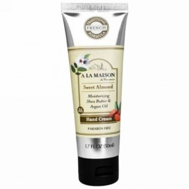 A La Maison de Provence, ハンドクリーム、スイート・アーモンド、1.7 液体オンス（50 ml） (Discontinued Item)