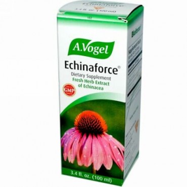 A Vogel, Echinaforce、エキナセアのフレッシュハーブ・エキス、 3.4 液量オンス (100 ml) (Discontinued Item)