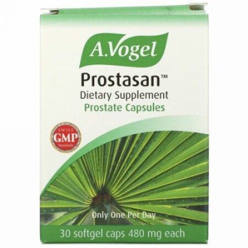 A Vogel, Prostasan™, プロステート カプセル, 480 mg, 30 ソフトジェルカプセル