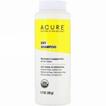 Acure, Organic Dry Shampoo、1.7 oz (58 g)