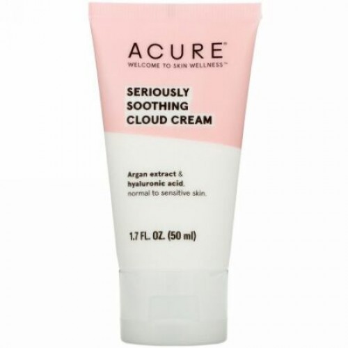 Acure, シリアスリースムージングクラウドクリーム、1.7液量オンス (50 ml)