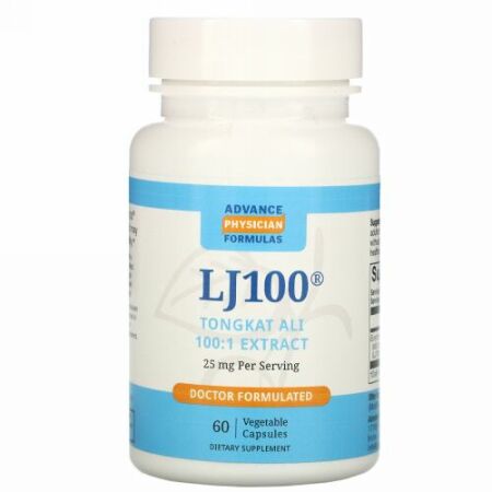 Advance Physician Formulas, LJ 100, 25 mg, 60 Vegetable Capsules