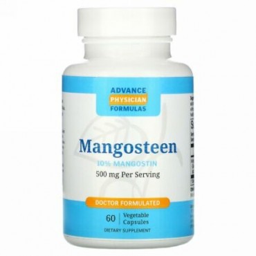 Advance Physician Formulas, Mangosteen, 500 mg, 60 Vegetable Capsules
