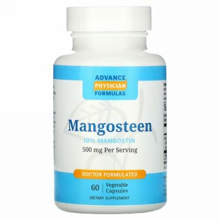 Advance Physician Formulas, Mangosteen, 500 mg, 60 Vegetable Capsules