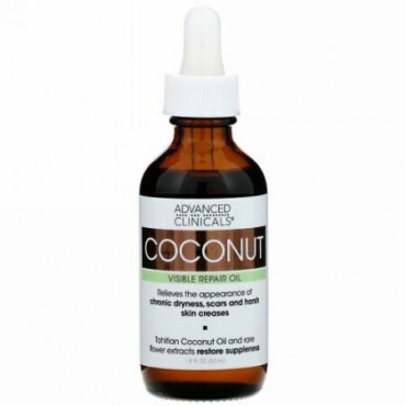 Advanced Clinicals, Coconut Oil, 1.8 fl oz (53 ml) (Discontinued Item)