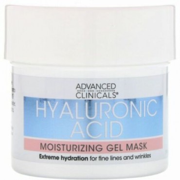 Advanced Clinicals, Hyaluronic Acid, Moisturizing Gel Mask, 5 fl oz (148 ml) (Discontinued Item)