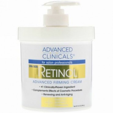 Advanced Clinicals, Retinol Advanced Firming Cream, 16 oz (454 g)
