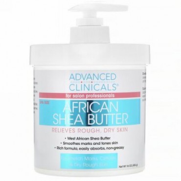Advanced Clinicals, シアバター、ウルトラリッチ軟化クリーム、16オンス (454 g) (Discontinued Item)