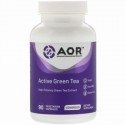 Advanced Orthomolecular Research AOR, アクティブグリーンティー、植物性カプセル90粒