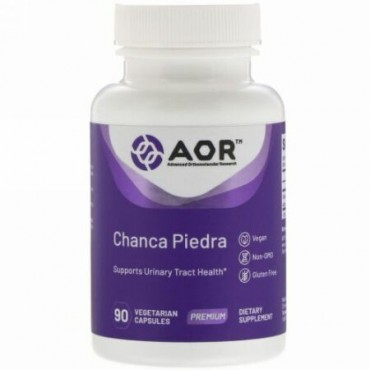 Advanced Orthomolecular Research AOR, チャンカピエドラ、植物性カプセル90粒