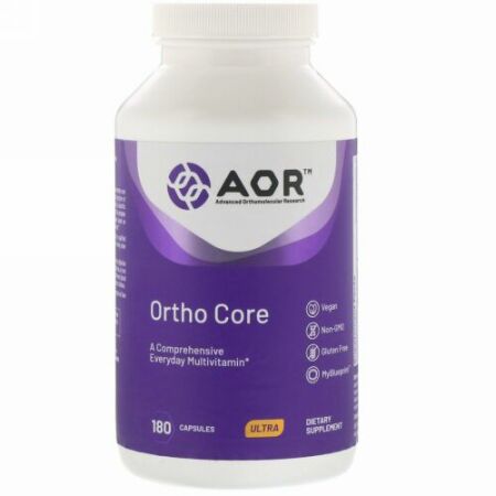 Advanced Orthomolecular Research AOR, Ortho Core（オーソコア）、180粒