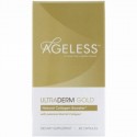 Ageless Foundation Laboratories, UltraDerm Gold（ウルトラダーマ ゴールド）、ナチュラルコラーゲンブースト特許取得済みのBioCell（バイオセル）　コラーゲン配合、カプセル60粒