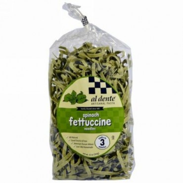 Al Dente Pasta, Spinach Fettuccine, 12 oz (341 g) (Discontinued Item)