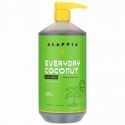 Alaffia, Everyday Coconut, Body Wash, Normal to Dry Skin, Purely Coconut, 32 fl oz (950 ml)