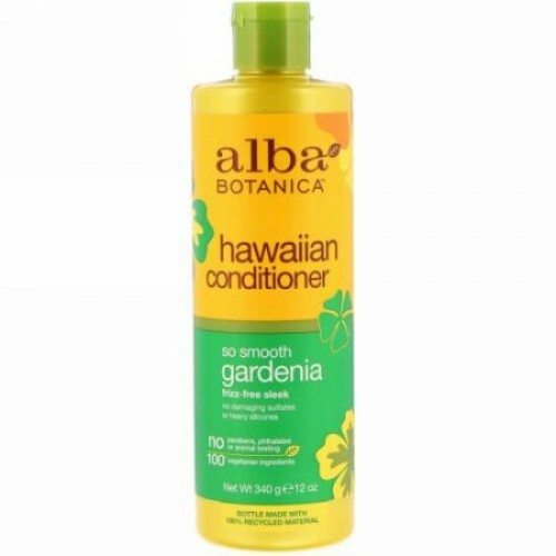 Alba Botanica, ガーデニア ハイドレーティング ヘア コンディショナー、12 fl oz (350 ml)