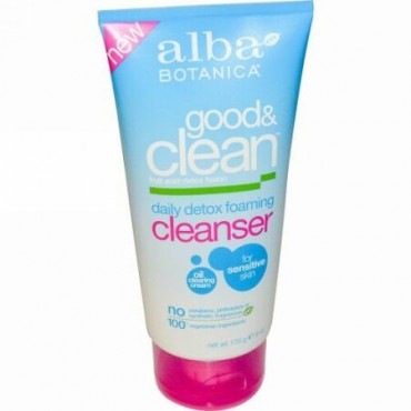 Alba Botanica, グッド・アンドクリーン、デイリーデトックス・フォーミング洗浄剤、6オンス（170 g） (Discontinued Item)