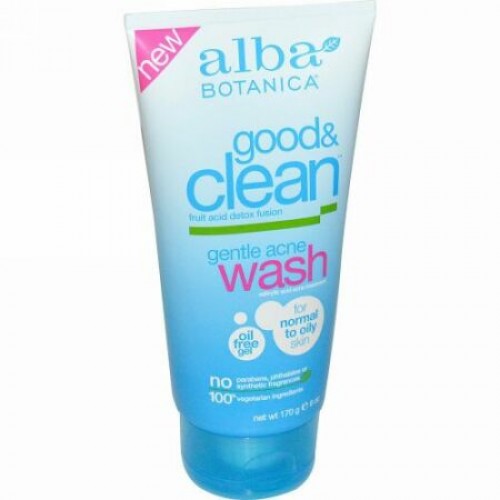 Alba Botanica, グッド & クリーン™, ジェントル・アクネ・ウォッシュ, 6 オンス (170 g) (Discontinued Item)