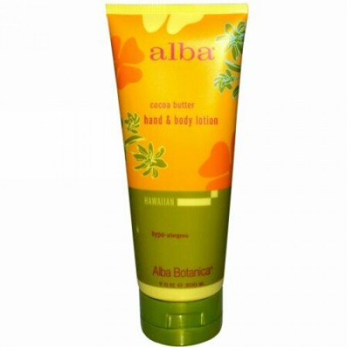 Alba Botanica, ハンド＆ボディローション、ココアバター、7オンス (200 ml) (Discontinued Item)