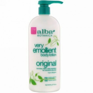 Alba Botanica, ベリー・エモリエント・ボディローション、オリジナル、32オンス(907 g)
