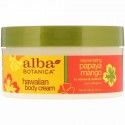 Alba Botanica, Rejuvenating Papaya Mango Hawaiian Body Cream, 6.5 oz (184 g) (Discontinued Item)