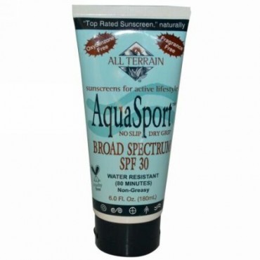 All Terrain, アクアスポーツ、広域スペクトルSPF30、6.0液量オンス（180 ml） (Discontinued Item)