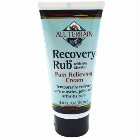 All Terrain, リカバリラブ、 鎮痛 クリーム、 3.0 fl oz (90 ml) (Discontinued Item)